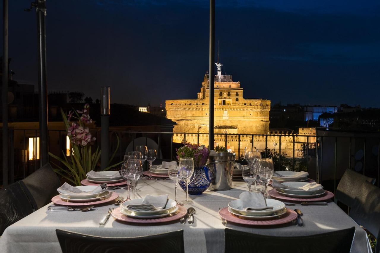 ローマIdyllia - Penthouse In Navona Areaアパートメント エクステリア 写真