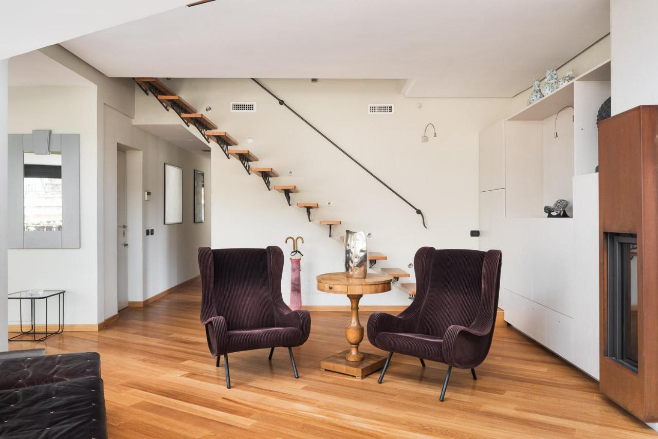 ローマIdyllia - Penthouse In Navona Areaアパートメント エクステリア 写真