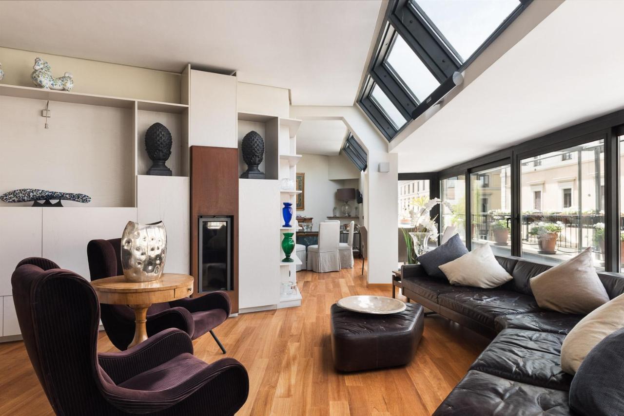ローマIdyllia - Penthouse In Navona Areaアパートメント エクステリア 写真