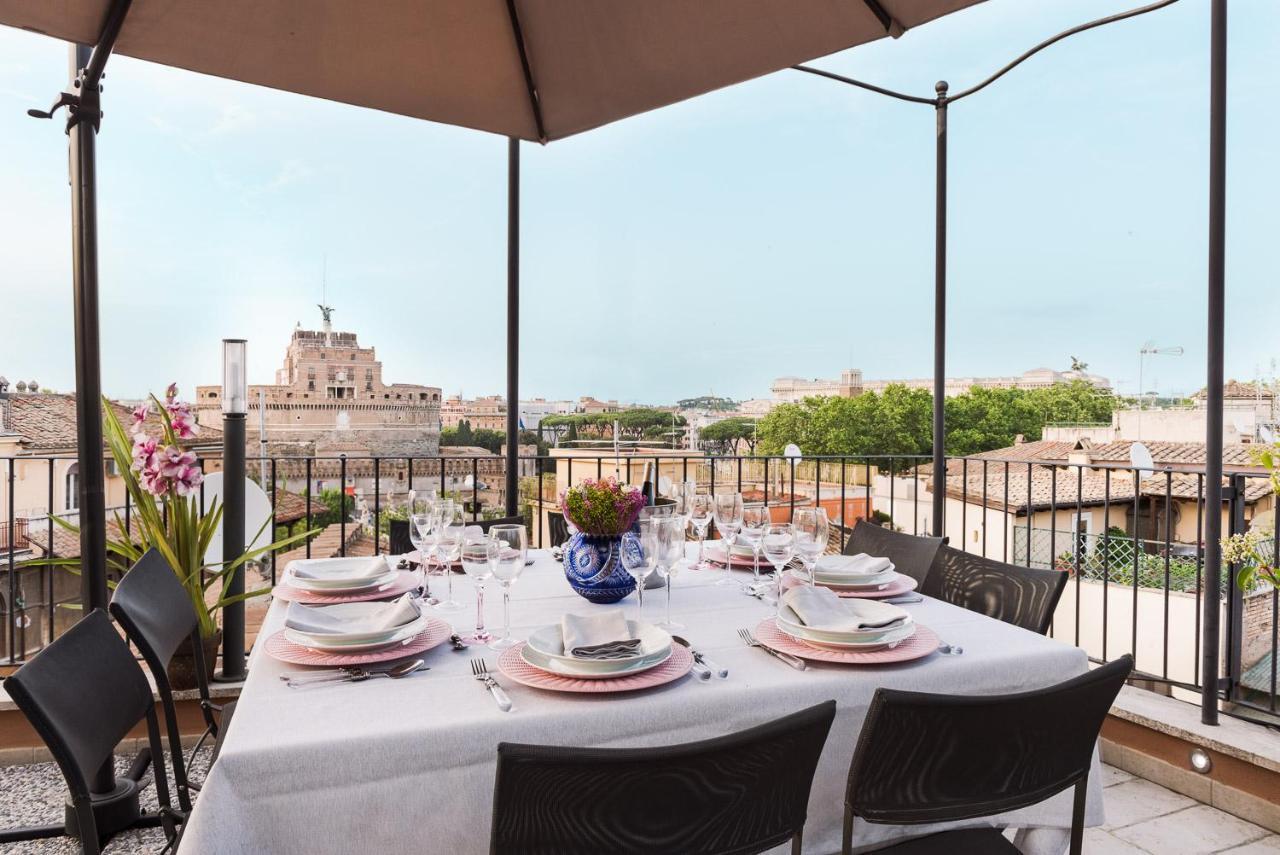 ローマIdyllia - Penthouse In Navona Areaアパートメント エクステリア 写真