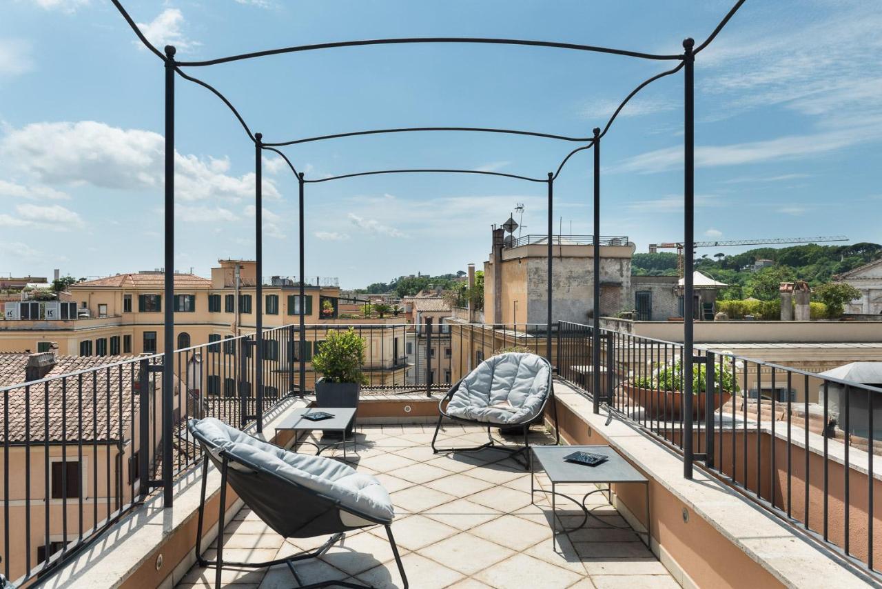 ローマIdyllia - Penthouse In Navona Areaアパートメント エクステリア 写真